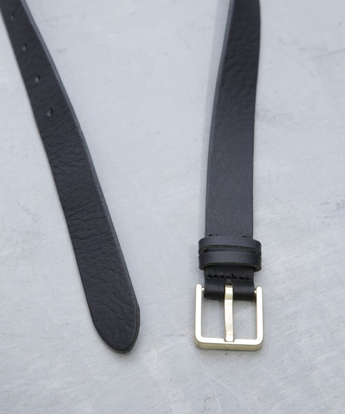 NANO universe（ナノユニバース）の「ベルト 本革25mm幅 スクエアバックル（ベルト・レディース・ブラック/ブラウン・FREE）」の4枚目の写真