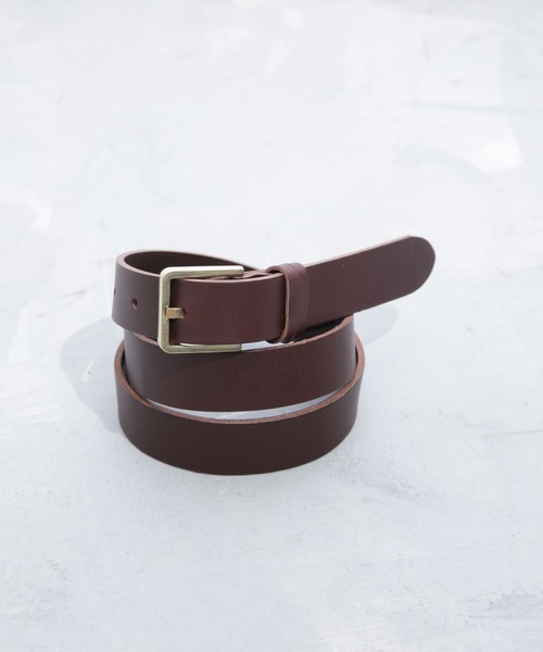 NANO universe（ナノユニバース）の「ベルト 本革25mm幅 スクエアバックル（ベルト・レディース・ブラック/ブラウン・FREE）」の5枚目の写真