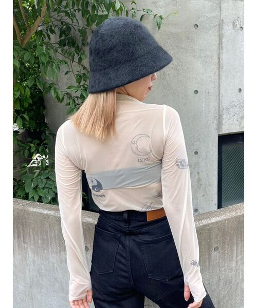 EVRIS（エヴリス）の「フェイクファーバケットハット（ハット・レディース・ブラック/ホワイト・FREE）」の14枚目の写真