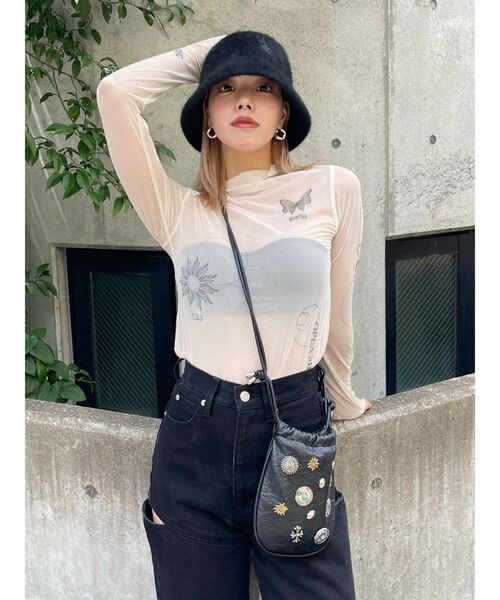 EVRIS（エヴリス）の「フェイクファーバケットハット（ハット・レディース・ブラック/ホワイト・FREE）」の15枚目の写真