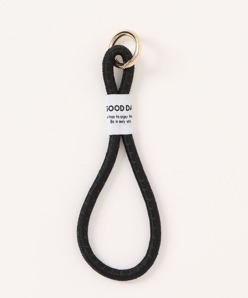 BIRTHDAY BAR（バースデイバー）の「ANTISHOCK 静電気軽減 スマホストラップ（スマホグッズ・レディース・グリーン/ベージュ/イエロー/アイボリー/ネイビー/パープル/ブラックミックス/ピンク/ブルー/ブラック・0/フリー）」の3枚目の写真