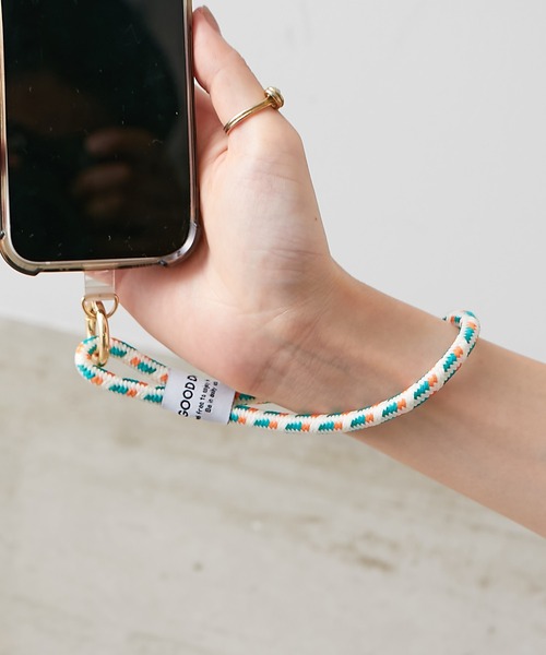 BIRTHDAY BAR（バースデイバー）の「ANTISHOCK 静電気軽減 スマホストラップ（スマホグッズ・レディース・グリーン/ベージュ/イエロー/アイボリー/ネイビー/パープル/ブラックミックス/ピンク/ブルー/ブラック・0/フリー）」の14枚目の写真