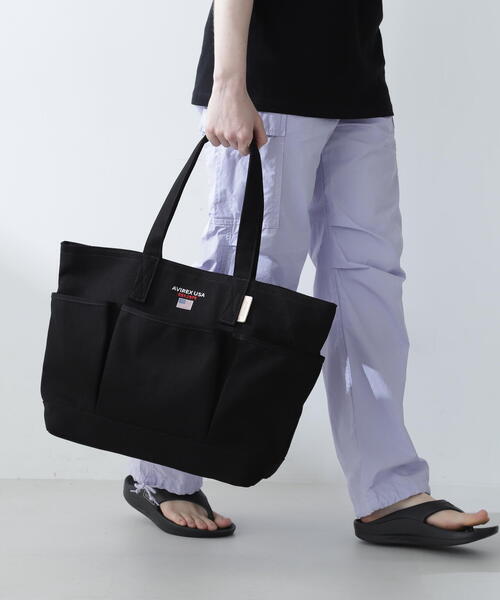 AVIREX（アヴィレックス）の「BERSA 3 / バーサ 3 / AVIREX / アヴィレックス（トートバッグ・レディース・ホワイト系2/ブラウン/ブラック・F）」の8枚目の写真