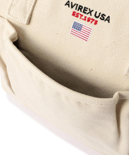 AVIREX（アヴィレックス）の「BERSA 3 / バーサ 3 / AVIREX / アヴィレックス（トートバッグ・レディース・ホワイト系2/ブラウン/ブラック・F）」の18枚目の写真