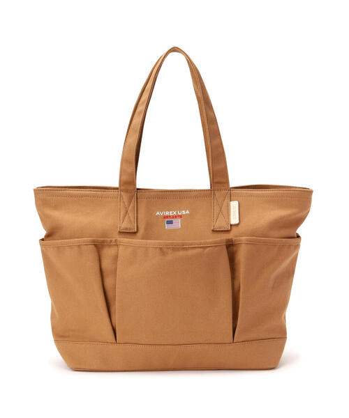 AVIREX（アヴィレックス）の「BERSA 3 / バーサ 3 / AVIREX / アヴィレックス（トートバッグ・レディース・ホワイト系2/ブラウン/ブラック・F）」の22枚目の写真