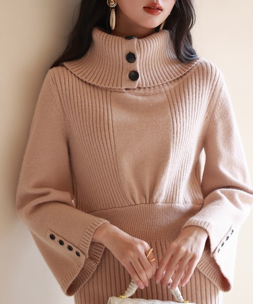 diagonal check papillon knit op Lumignon