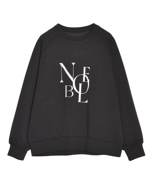 Re:EDIT（リエディ）の「[イージーケア]ダンボールロゴプリントプルオーバー（パーカー・レディース・アイボリー系/グレー/ブラック・MEDIUM/LARGE）」の5枚目の写真