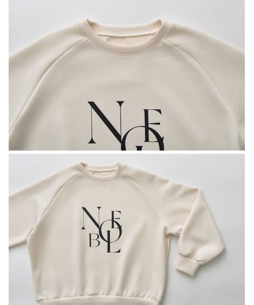 Re:EDIT（リエディ）の「[イージーケア]ダンボールロゴプリントプルオーバー（パーカー・レディース・アイボリー系/グレー/ブラック・MEDIUM/LARGE）」の19枚目の写真