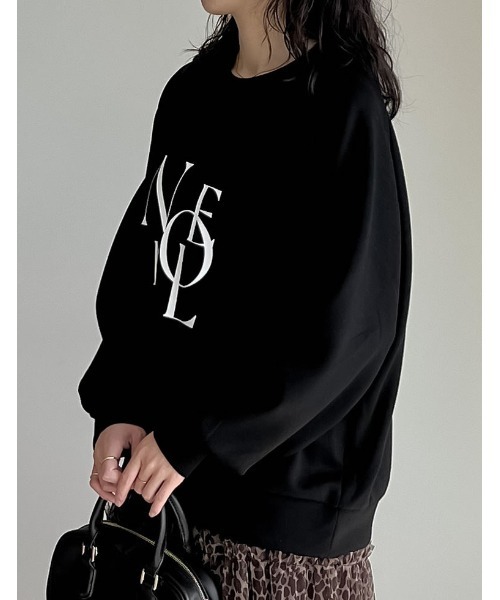 Re:EDIT（リエディ）の「[イージーケア]ダンボールロゴプリントプルオーバー（パーカー・レディース・アイボリー系/グレー/ブラック・MEDIUM/LARGE）」の22枚目の写真