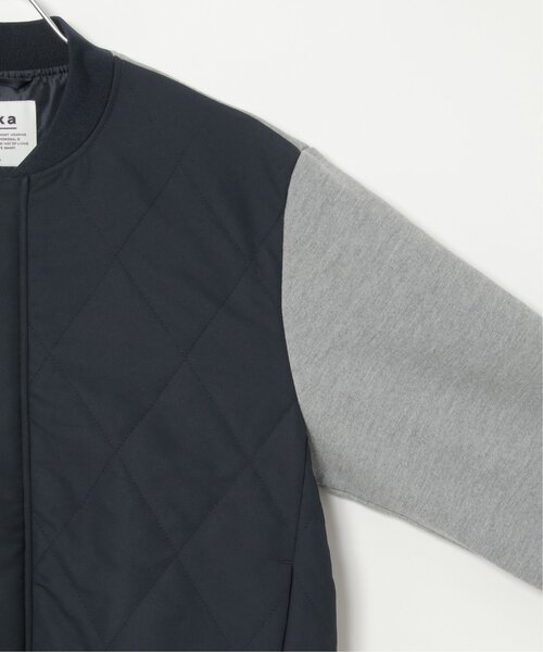 ikka（イッカ）の「sorona(R)コンビ中綿ブルゾン（ブルゾン・メンズ・ベージュ/ネイビー・XL/L/M/S）」の16枚目の写真
