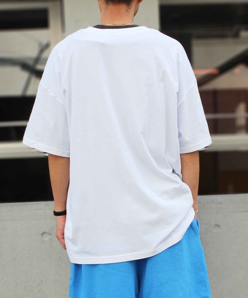 THE NORTH FACE(ザノースフェイス)の「【THE NORTH FACE】ノースフェイス M S/S BOX NSE DROP SHOULDER TEE ワンポイント Tシャツ NF0A811X(Tシャツ/カットソー・メンズ・ブラック/ホワイト・XL/S/M/L)」の3枚目の写真
