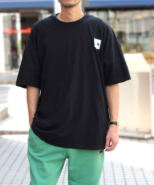 THE NORTH FACE(ザノースフェイス)の「【THE NORTH FACE】ノースフェイス M S/S BOX NSE DROP SHOULDER TEE ワンポイント Tシャツ NF0A811X(Tシャツ/カットソー・メンズ・ブラック/ホワイト・XL/S/M/L)」の8枚目の写真