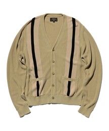 BEAMS PLUS | BEAMS PLUS / コットン ジャカード ストライプ カーディガン(カーディガン/ボレロ)