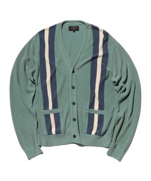 BEAMS PLUS | BEAMS PLUS / コットン ジャカード ストライプ カーディガン(カーディガン/ボレロ)