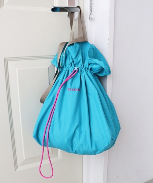ELLEgirl（エルガール）の「畳めるビックトートバッグ【ELLEgirl/エル ガール】（トートバッグ・レディース・オレンジ/ピンク/ブルー・FREE）」の2枚目の写真