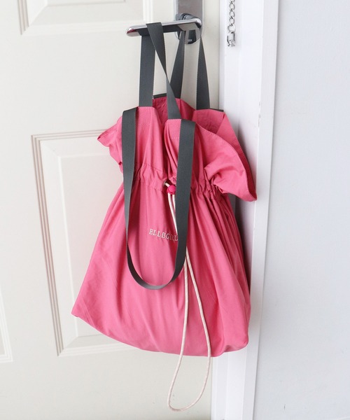 ELLEgirl（エルガール）の「畳めるビックトートバッグ【ELLEgirl/エル ガール】（トートバッグ・レディース・オレンジ/ピンク/ブルー・FREE）」の16枚目の写真