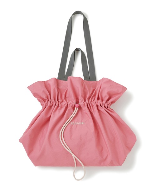 ELLEgirl（エルガール）の「畳めるビックトートバッグ【ELLEgirl/エル ガール】（トートバッグ・レディース・オレンジ/ピンク/ブルー・FREE）」の8枚目の写真