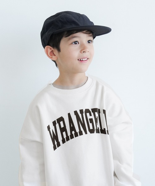 coca（coca）（コカ）の「キッズ 親子お揃いヘビーウェイト裏起毛プリントスウェット（スウェット・キッズ・チャコール/ホワイト/ピンク/ライトグレー・110/120/130/140）」の6枚目の写真