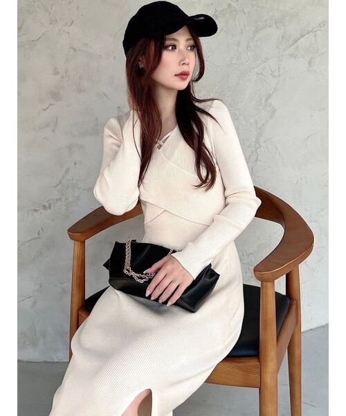 RESEXXY（リゼクシー）の「ピンタックデザインハンドバッグ（ハンドバッグ・レディース・ベージュ/ブラック・FREE）」の21枚目の写真