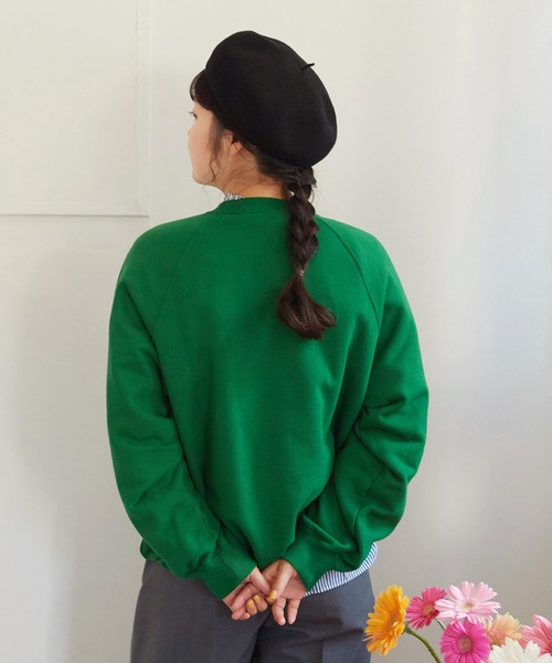 CHILD WOMAN（チャイルドウーマン）の「30/10裏毛製品染め 発砲ロゴ
