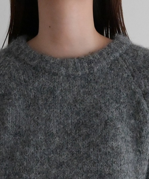 CANAL JEAN（キャナルジーン）の「El mar アルパカ混ラグランニット