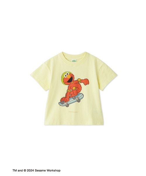 SESAME STREET(セサミストリート)の「【KIDS】 キャラクターTシャツ(Tシャツ/カットソー・キッズ・ピンク/ブルー/ベージュ/イエロー・MEDIUM/X-SMALL)」の5枚目の写真