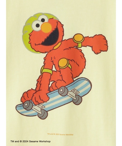 SESAME STREET(セサミストリート)の「【KIDS】 キャラクターTシャツ(Tシャツ/カットソー・キッズ・ピンク/ブルー/ベージュ/イエロー・MEDIUM/X-SMALL)」の6枚目の写真