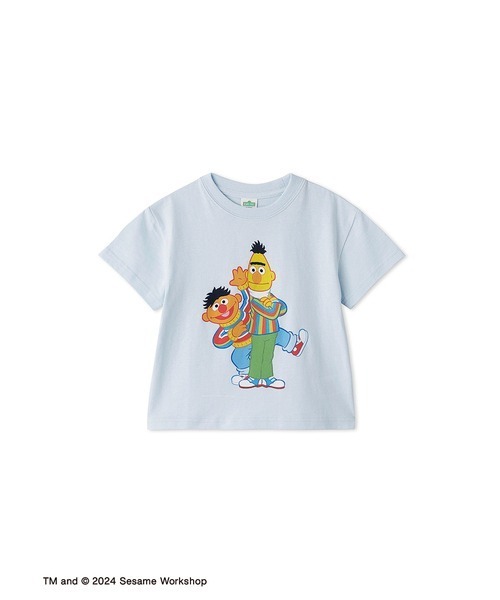SESAME STREET(セサミストリート)の「【KIDS】 キャラクターTシャツ(Tシャツ/カットソー・キッズ・ピンク/ブルー/ベージュ/イエロー・MEDIUM/X-SMALL)」の9枚目の写真