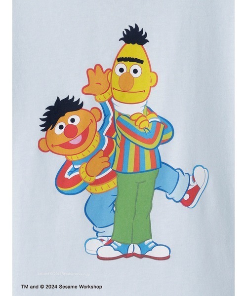 SESAME STREET(セサミストリート)の「【KIDS】 キャラクターTシャツ(Tシャツ/カットソー・キッズ・ピンク/ブルー/ベージュ/イエロー・MEDIUM/X-SMALL)」の10枚目の写真
