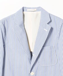 BEAMS plus テーラードジャケット　シアサッカーXLサイズ　コットン BEAMS PLUS（ビームスプラス）の「BEAMS PLUS / シアサッカー 3