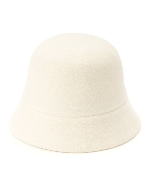 grove(グローブ)の「◆ウール混バスクダウンハット【サイズ調整可】(ハット・レディース・ライトベージュ/ブラック/グレー/オフホワイト・00)」の2枚目の写真