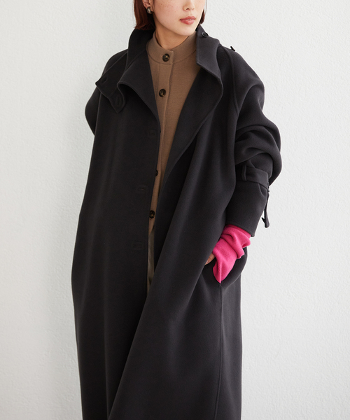 美品✨VERMEIL par iena ウールチェスターコート キャメル 38 ウールコート 防寒 冬 ロング丈 キャメル チェスターコート