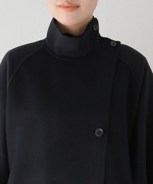 VERMEILIENA super160リバースタンドカラー ロングコート セール】super160 リバー スタンドカラー ロングコート（その他