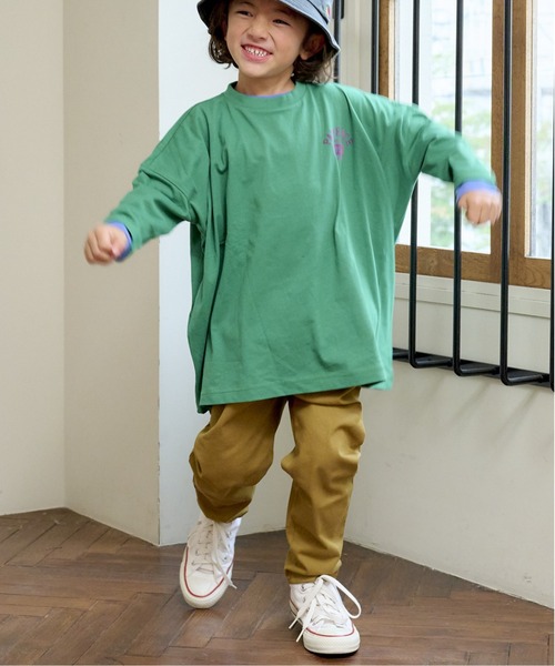 Life Support Products（ライフサポートプロダクツ）の「ツイルタックロングパンツ（80～150cm）（その他パンツ・キッズ・ベージュ/カーキ/グリーン/チャコール/ブルー/ピンク・130/95/140/150/90/100/110/120/80）」の7枚目の写真