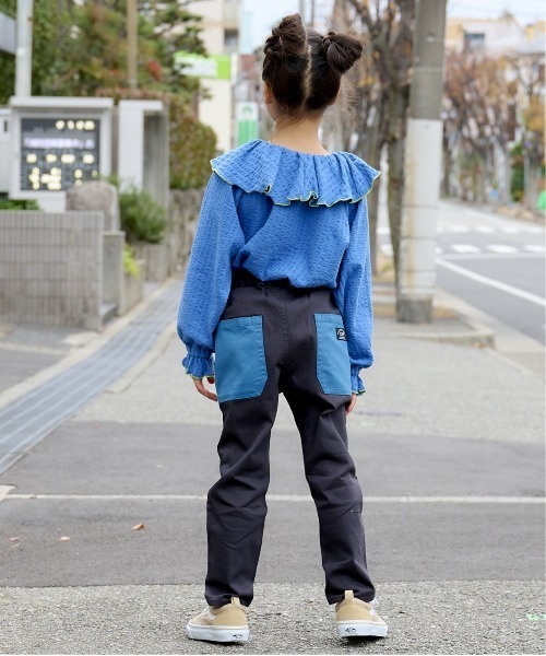 Life Support Products（ライフサポートプロダクツ）の「ツイルタックロングパンツ（80～150cm）（その他パンツ・キッズ・ベージュ/カーキ/グリーン/チャコール/ブルー/ピンク・130/95/140/150/90/100/110/120/80）」の10枚目の写真