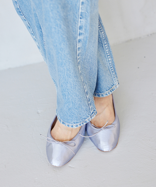 PORSELLI/ポルセリ】サテンバレエシューズ