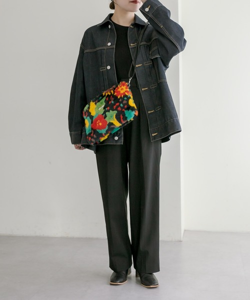 teresa cambi（テレサ・カンビ）の「【TERESA CAMBI(テレサカンビ)】ear別注/柄ショルダーバッグ（ショルダーバッグ・レディース・ネイビー/レッド・FREE）」の19枚目の写真