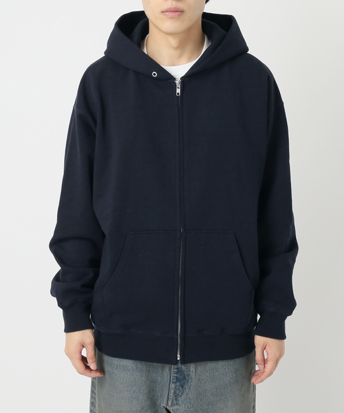 FOLL / フォル】two side hardyarn sweat zip parka（パーカー
