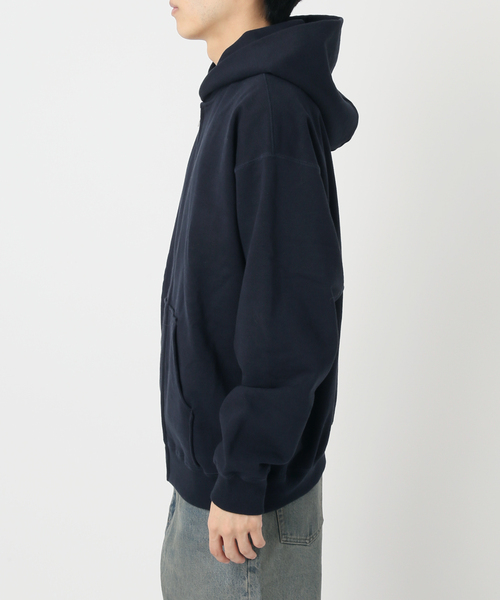 FOLL / フォル】two side hardyarn sweat zip parka（パーカー