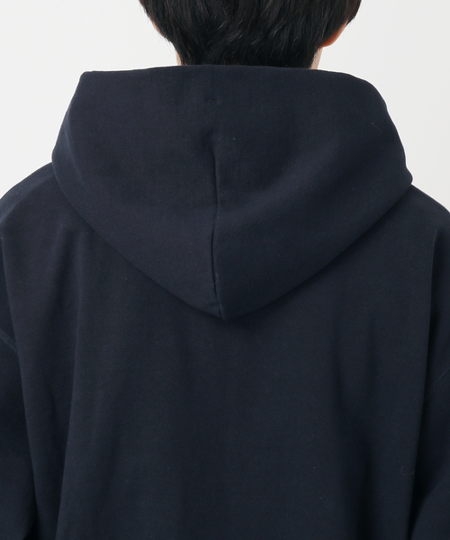 UNFOLLOW（アンフォロー）の「【FOLL / フォル】two side hardyarn sweat zip parka（パーカー・メンズ・ネイビー・2）」の8枚目の写真