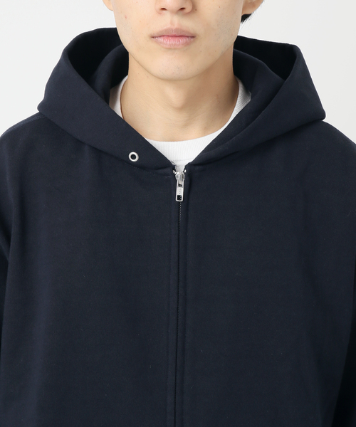 FOLL / フォル】two side hardyarn sweat zip parka（パーカー