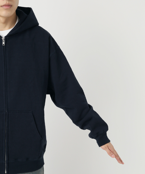 FOLL / フォル】two side hardyarn sweat zip parka（パーカー