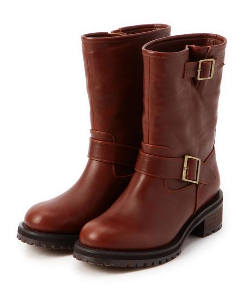 Boisson Chocolat（ボワソンショコラ）の「ボワソンショコラ/BBC ｴﾝｼﾞﾆｱｼｮｰﾄﾌﾞｰﾂ40（ブーツ・レディース・ブラウン/ブラック・24cm/22cm/23cm/22.5cm/24.5cm/23.5cm）」の2枚目の写真