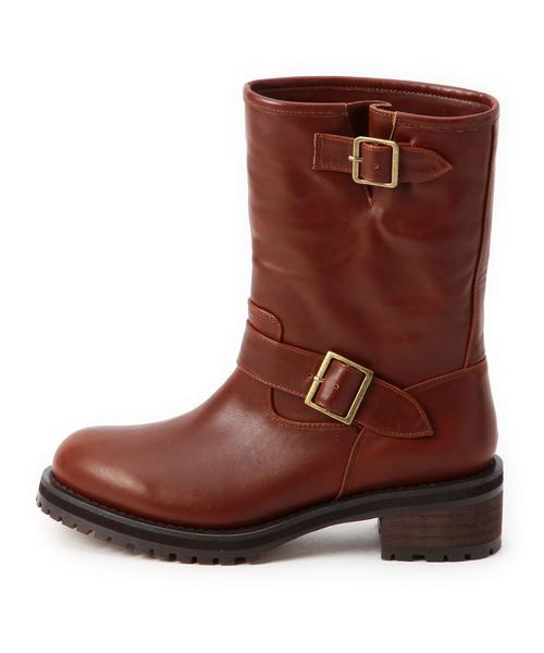 Boisson Chocolat（ボワソンショコラ）の「ボワソンショコラ/BBC ｴﾝｼﾞﾆｱｼｮｰﾄﾌﾞｰﾂ40（ブーツ・レディース・ブラウン/ブラック・24cm/22cm/23cm/22.5cm/24.5cm/23.5cm）」の4枚目の写真