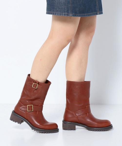 Boisson Chocolat（ボワソンショコラ）の「ボワソンショコラ/BBC ｴﾝｼﾞﾆｱｼｮｰﾄﾌﾞｰﾂ40（ブーツ・レディース・ブラウン/ブラック・24cm/22cm/23cm/22.5cm/24.5cm/23.5cm）」の13枚目の写真