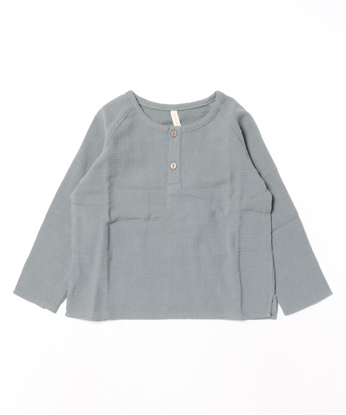 【セール】【Bs】【it】【Quincy Mae】ZION SHIRT | DUSK（その他ベビー用品）｜Quincy Mae（クインシーメイ）