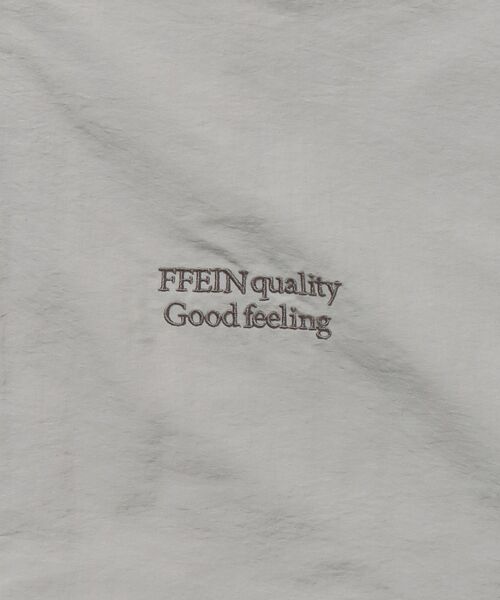 FFEIN（フェイン）の「【FFEIN】ロゴ刺繍スタンドカラーナイロンジップベスト / ドローコード セットアップ対応（ベスト・メンズ・ネイビー/ブラック/ベージュ・LARGE/MEDIUM/SMALL）」の14枚目の写真