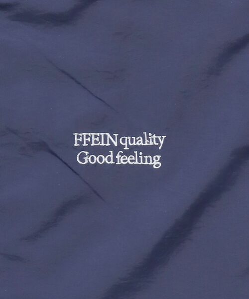 FFEIN（フェイン）の「【FFEIN】ロゴ刺繍スタンドカラーナイロンジップベスト / ドローコード セットアップ対応（ベスト・メンズ・ネイビー/ブラック/ベージュ・LARGE/MEDIUM/SMALL）」の11枚目の写真