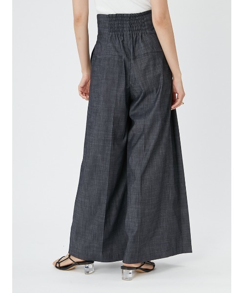 FRAY I.D（フレイアイディー）の「ハイウエストスリータックプリーツパンツ（その他パンツ・レディース・アイボリー/インディゴブルー/ブラック・0/1）」の4枚目の写真