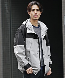 切替えマウンテンパーカー メンズ ビッグシルエット 春服